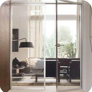 Cửa Kính Cường Lực 2 Cánh Mở