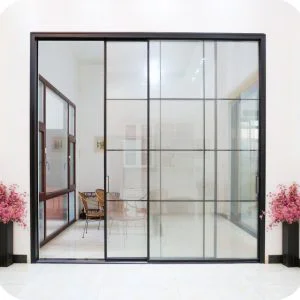 Cửa nhôm Slim trượt 2 cánh