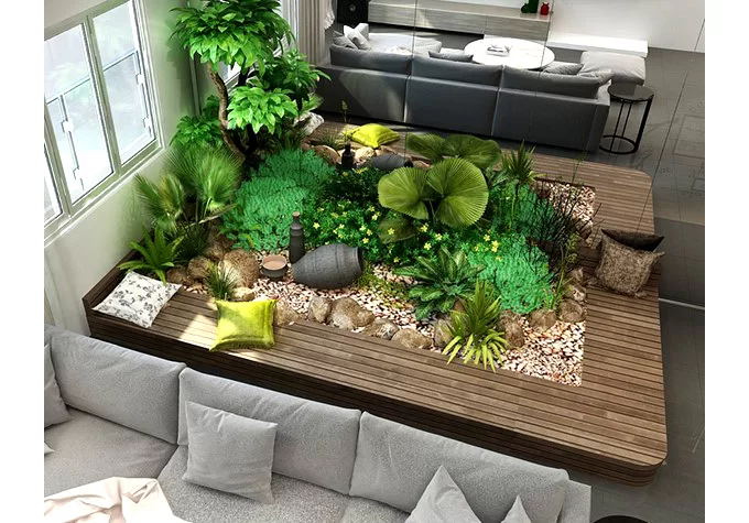 Khi kết hợp khéo léo cùng cây xanh, ánh sáng và Cửa kính TP HCM, chúng giúp phòng khách trở nên sống động và gần gũi thiên nhiên hơn.