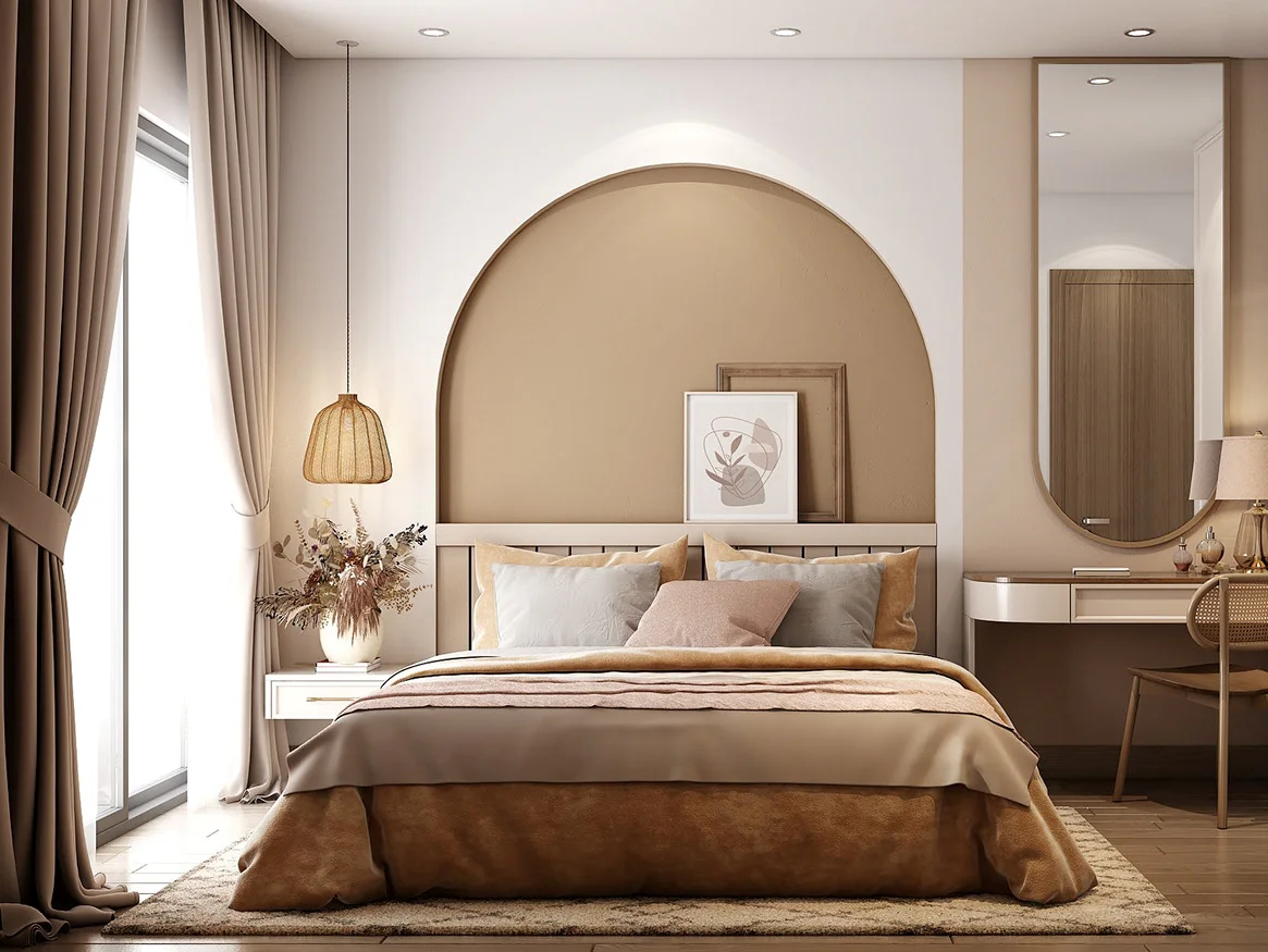 Theo Công ty lắp đặt cửa cuốn TP HCM, khi không gian phòng ngủ được chăm chút đúng cách, từng gam màu sẽ trở thành “liệu pháp tinh thần”